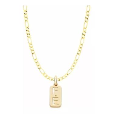 Imagem de Cordão Rommanel Masculino 60cm Com Pingente Fé 530109 541931, Dourado