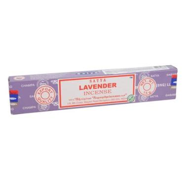 Imagem de Incenso Meditação Lavanda Lavender Satya Cx c 12 Var - Lua Mística - 1