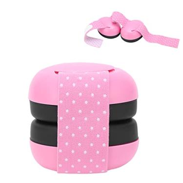 Imagem de KIMISS Protetores de Ouvido Rosa para Bebês para Redução de Ruído e Isolamento Acústico Com Cordão Elástico – Bidirecional para Crianças