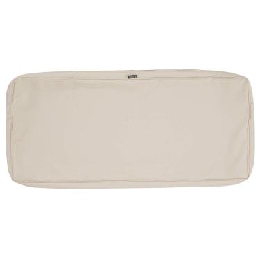 Imagem de Classic Accessories Capa de almofada Montlake resistente à água 150 x 45 x 7 cm para ambientes externos, capa de almofada de balanço para móveis de pátio, bege antigo