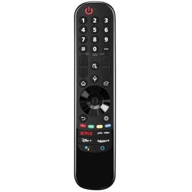 Imagem de MR21GA Controle remoto de substituição de voz compatível com LG Smart TV 55UP7670PUC OLED77A1PUA OLED48A1AUA OLED77B1PUA 60UP7670PUB OLED48A1PUA 50UP8000PUR OLED48C1AUB OLED77A1AUA OLED65C11AUA