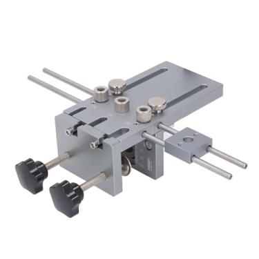 Imagem de Guia de Autocentralização para Cavilha 3 Em 1 Kit de Cavilha Gabarito de Broca Ajustável para Furos Retos Localizador de Perfuração de Furos para Carpintaria Com Buchas e Brocas