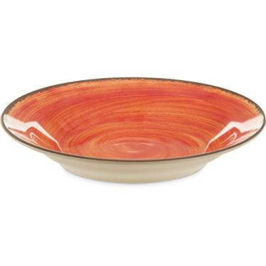 Imagem de Tigela de sopa Carlisle 5400352 Mingle Melamine Rimmed, 808 ml, Fireball