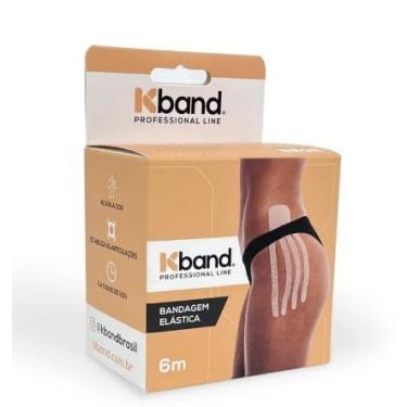 Imagem de Bandagem Elastica Adesiva 5cm x 6m - Bege - Kband