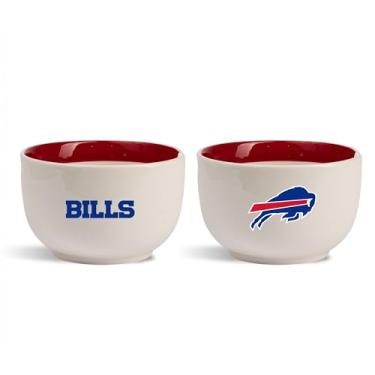 Imagem de The Memory Company | Tigela de Ramen com logotipo da equipe NFL licenciada, pacote com 2, Buffalo Bills