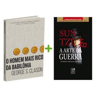 Imagem de Kit 2livros, O Homem mais Rico da Babilônia + A Arte da Guerra, Clássi