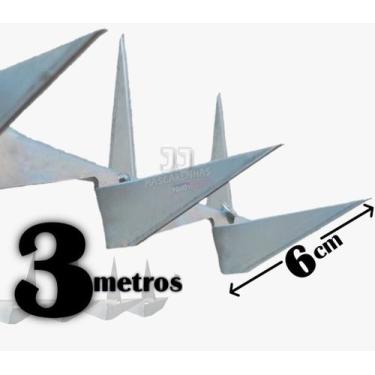 Imagem de 3m Espeto para muro cerca lança de segurança - JJ