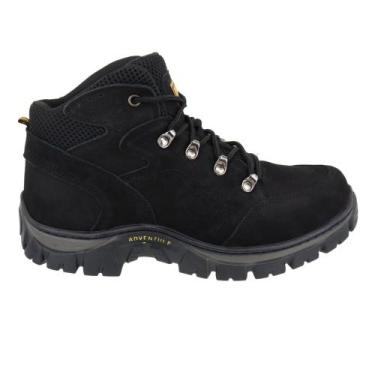 Imagem de Bota Masculina Couro Nobuck Adventure Tenis - Ketter Boots, Preto, 42