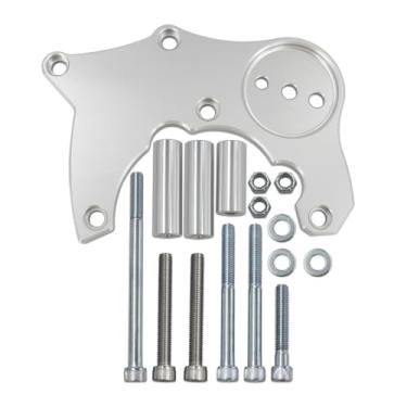 Imagem de Gxencks R4 AC Bracket LS Bracket Kit de suporte de compressor de ar condicionado adequado para Chevy GMC LS LQ LS2 LS3 LS6 1999-2013