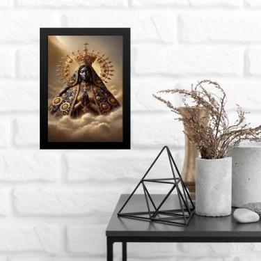 Imagem de Quadro Nossa Senhora Aparecida- Nuvens 33x24cm - Quadros On-line, Mold