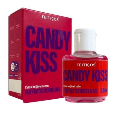 Imagem de Gel Corporal Intimo Beijável Candy Kiss Hot Frutas Vermelhas - Feitiço