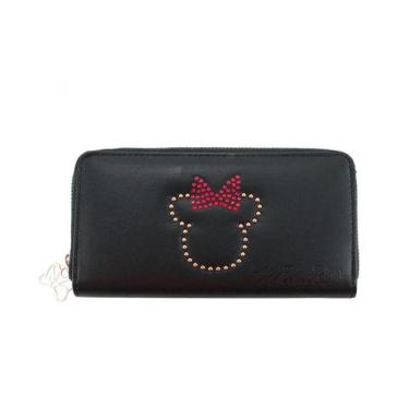 Imagem de Carteira Retangular Contorno Rosto Minnie 10x20cm - Disney