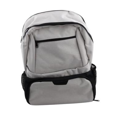 Imagem de Deevoka Mochila Badminton Badminton Badminton Portátil leve com mochila esportiva de saco de pickleball gancho para ginásio ao ar livre de laptop de viagem, Bege