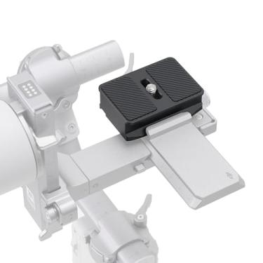 Imagem de Hersmay Placa de base RS4 Pro Quick Rlease QR para DJI RS 4 / RS 4 Pro/RS 2 / RSC 2 / RS 3 / RS 3 Pro e para Ronin-S Gimbal compatível com Arca Swiss Mount Clamp