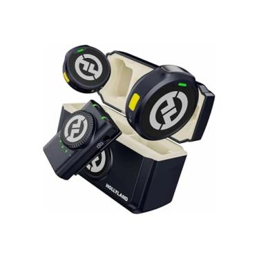 Imagem de Sistema Microfone Lapela Duplo Hollyland Lark M2 Combo Wireless para Câmeras e SmartPhones