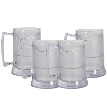 Imagem de Kit 4 Canecas Gel Acrílico Aniversário, Formatura