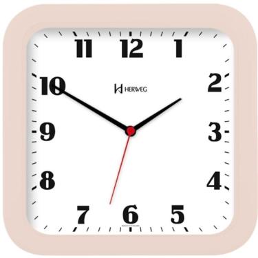 Imagem de Relógio De Parede Herweg Ref: 6145-131 Retangular Marrom Areia