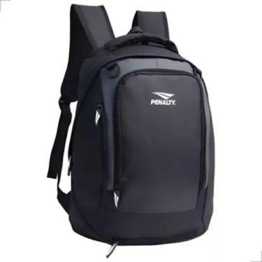 Imagem de Mochila Penalty Com Porta Bola Penalty 120 Preta Cinza