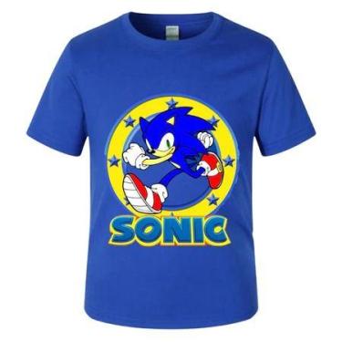 Imagem de SONIC - CAMISETA Fantasia Infantil Personagens SONIC ESTRELA - loja di