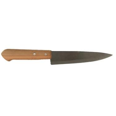 Imagem de Kit 12PC Faca Aço Carbono 07 Cabo Madeira - Fuzil