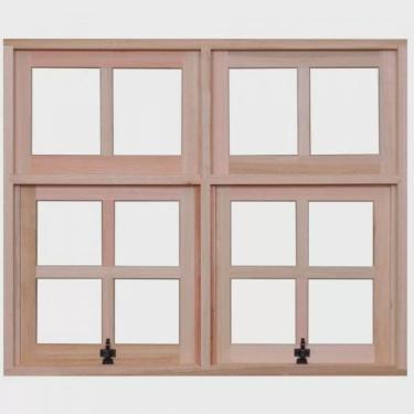 Imagem de Janela de Madeira Maxim-Ar 100x150cm Caixilho 9,4cm ewk MP5300 Rondosul