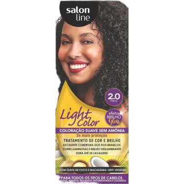 Imagem de Coloração em Creme Preto 2.0 Light Color Salon Line Sem Amônia Kit