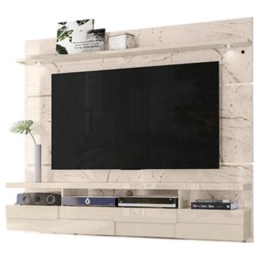 Imagem de Estante Home Theater Suspenso Lana 1.8 Calacata Off White – Madetec