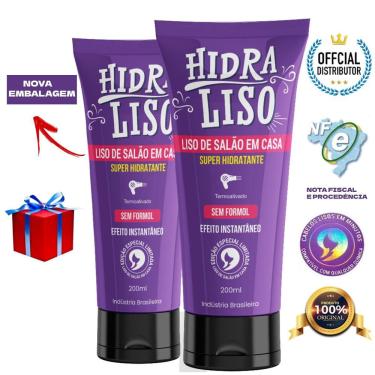 Imagem de 2 Hidra Liso Alisamento Capilar Sem Formol Progressiva