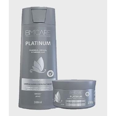 Imagem de Kit Desamarelador para Cabelos Loiros, Descoloridos ou Grisalhos barrominas Colors Platinum Shampoo + Condicionador