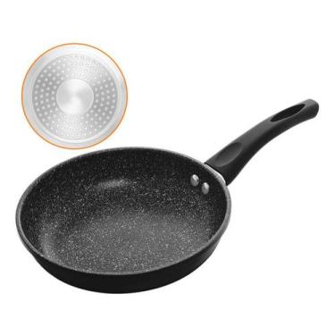 Imagem de Frigideira Indução Antiaderente Cerâmica 24cm Preto - Lyor