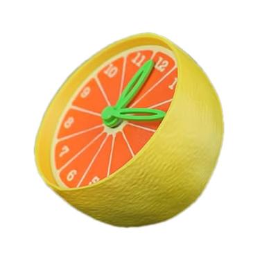 Imagem de Relógio Despertador De Frutas,Relógio De Mesa Citrus Impresso Em 3D - Funciona Com Pilhas Silencioso Acessórios De Decoração Para Sala De Estar Quarto E Decoração De Casa Escola