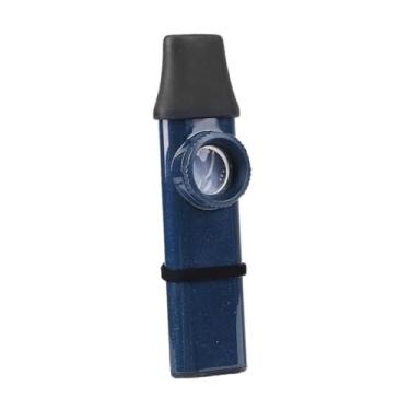 Imagem de Generic Kazoo Musical Instrument Lightweight Fácil de tocar Mini ajustável para teclado para piano Acompapa de guitarra ukulele, Azul Escuro