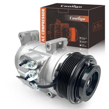 Imagem de Compressor de ar condicionado AC compatível com Toyota Tacoma 2.7L 4.0L 2005-2015, com embreagem A/C, substitui 8832004060