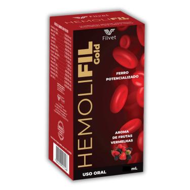 Imagem de Suplemento Ferro Concentrado Cães E Gatos Hemolifil Gold 60ml