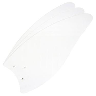 Imagem de Jogo Com Pás 3 Folha Branca Para Ventiladores De Teto Ventex, Valen, R