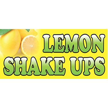 Imagem de 4 Less Co 18x48 polegadas LEMON SHAKE UPS Placa de vinil yb-v2
