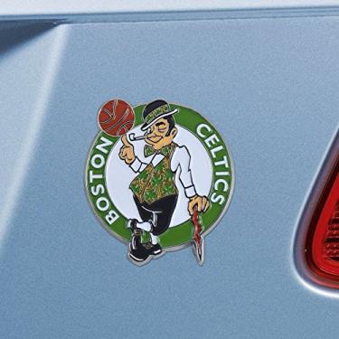 Imagem de FANMATS NBA - Emblema de metal 3D colorido Boston Celtics 7,62 cm x 7,62 cm