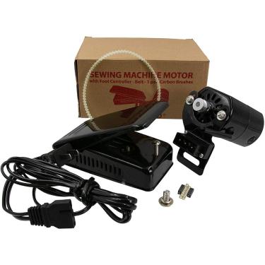 Imagem de Motor  p/ máquina Doméstica Universal -Singer etc Preto 220V