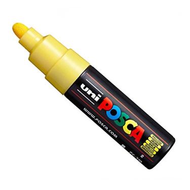 Imagem de Posca Canetas artísticas Uni PC-7M – Ponta grande de 4,5 a 5,5 mm – 15 cores – Novas para 2017 – Amarelo