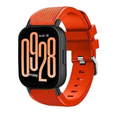 Imagem de Pulseira de Silicone Macio para Redmi Watch 5 Active, acessórios de relógio inteligente (Official orange)
