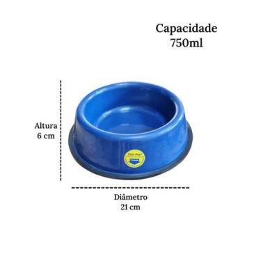 Imagem de Comedouro Bebedouro Pesado Pet para Cães e Gatos Still Pet 750 ML, 750