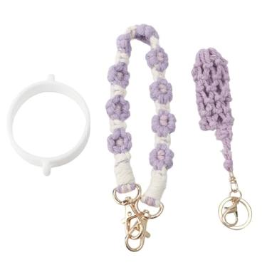 Imagem de Alça de Garrafa de água, Alça para Xícara 16 a 40 Oz e Garrafas Boca Larga, Machadinha água, e Delicada (Roxo)