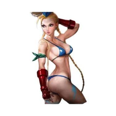 Imagem de Sexy Anime Girl Fitness Nádegas Impressão Em Tela Arte Poster Para Sal