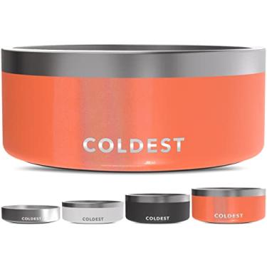Imagem de Tigela para cães Coldest Dog – antiferrugem, antiderrapante, 3 camadas com isolamento térmico para cães – à prova de derramamento e resistente – tigela de água para cães, gatos e animais de estimação,