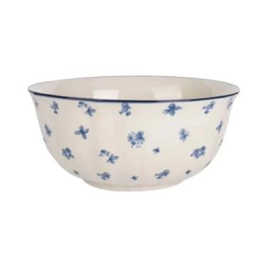 Imagem de Conjunto De Louça De Cerâmica Retrô Com Padrão De Flor Azul, Tigelas, 