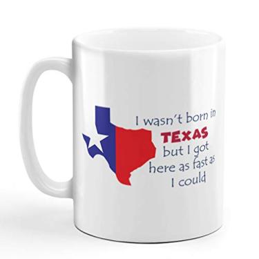 Imagem de Caneca de café 325 ml Wasn T Born in Texas Got Here as Fast I Could Baby Ceramic Tea Cup Design Only