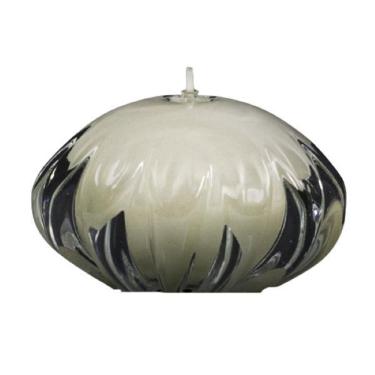 Imagem de Lamparina Em Cristal Murano Pérola São Marcos 8x12x12cm