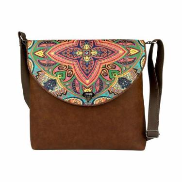 Imagem de Bolsa Feminina Transversal Média Indiana Magicc Bolsas B-227