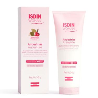 Imagem de Creme Corporal Isdin Woman Antiestrias Apto para Grávidas 245g