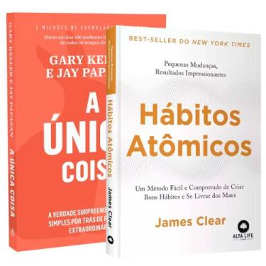 Imagem de Kit Livros A Única Coisa + Hábitos Atômicos - Kit Foco e Hábito - Kits